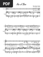 Haz El Bien (Partitura)