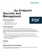 Kaspersky Endpoint Security and Management: Featured Products