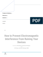 4 - How To Prevent Electromagnetic Interference From Ruining Your Devices