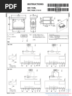 Instructions: EKC 102B, EKC 102C