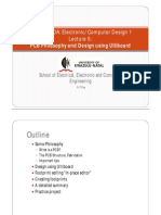 ENEL3CA/DA: Electronic/Computer Design 1: PCB Philosophy and Design Using Ultiboard