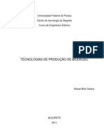 Tecnologia de Produção de Biodiesel - Rafael Solane