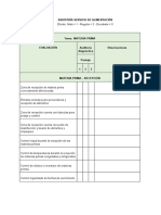 Formato Auditororía Servicio de Alimentación