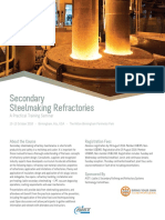 Secondary Steelmaking Refractories: A Practical Training Seminar