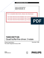 Data Sheet: 74HC/HCT125