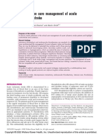 2022 The Intensive Care Management of Acute Ischaemic Stroke