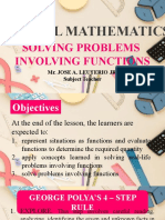 Solving Problems Involving Functions