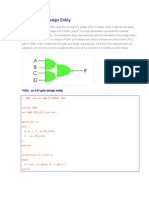 VHDL: An AOI Gate Design Entity