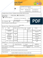 Application Form For Three Acts of Goodness - Casanayan NHS