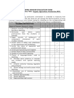 Training Session Evaluation OAP NCII