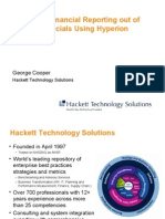 Extending Financial Reporting Out of Oracle Financials Using Hyperion Essbase