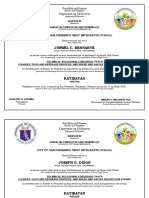 CSFWIS Diploma For Senior High School