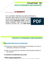 Contracts of Indemnity and Guarantee 