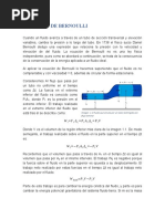 Ecuación de Bernoulli