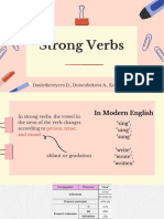 Strong Verbs