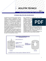 Boletin Nº1-POTENCIA RELATIVA DE UN EXPLOSIVO