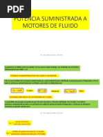 Potencia y Eficiencia en Motores