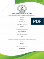 Artículo Científico Sobre El Derecho Comparado Latinoamérica y Ecuador