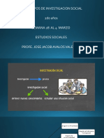 Tema Tipos de Investigacion 2 Año Sociales Semana 28 - 4 Marzo 2022