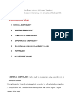 Embryology