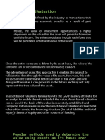 VCM Module 7 - Tools Used in Asset-Based Valuation and Asset-Based Valuation Methods