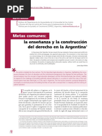 Bohmer. Metas Comunes - La Enseñanza y La Construcción Del Derecho en La Argentina