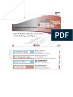 Page 1 of 3: Paper: 05, Principles and Practices of Management Module: 15, Management by Objectives