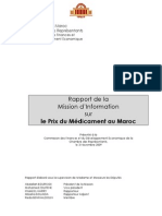 Rapport de Mission Parlementaire Sur Le Prix Du Medicament