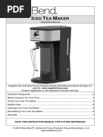 WestBend L5738 Iced Tea Maker Instruction Manual EN