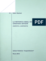 Cipriani - La Retorica Negli Scrittori Cristiani Antichi 1