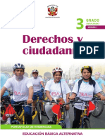 Derechos y Ciudadanía Tercer Grado - Ciclo Avanzado - Unidad 1. Portafolio de Evidencias - Interdisciplinario