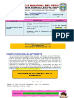 Experiencia #4-Actividad N°02 - 1° Grado