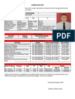 Curriculum Vitae Ahmad Najmus Sakib