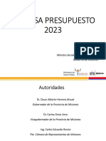 Defensa Presupuesto 2023 Del MSP