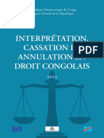 Nyabirungu, Interpretation, Cassation, Annulation