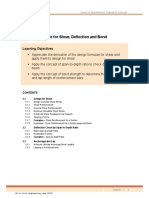 CH 3 Deisgn Formulae For Shear, Deflection and Bond