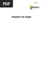 Rapport de Stage de Renault 