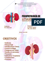 Fisiopatología de LITIASIS RENAL