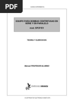 Aparato para El Estudio de Las Bombas Centrifugas en Serie y en Paralelo