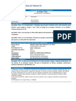 Hoja Tecnica y MSDS Alcohol Antiseptico