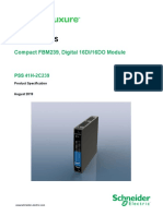 Foxboro DCS. Compact FBM239, Digital 16DI - 16DO Module PSS 41H-2C239. Product Specification. August