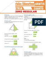 Poliedro Regular para Cuarto Grado de Secundaria