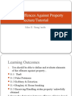 Unit 11 Offences Against Property Lecture