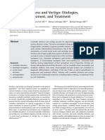 Cerebellar Dizziness and Vertigo - Etiologies, Diagnostic and Tratment