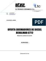 Oferta 2208020 Quemadores Beralmar de Fuel Oil