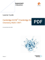 CHEMISTRY 0620 Learner Guide 2023 - 25