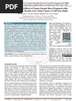 Evaluation and Effect of Tamra Parpati Rasa Prepared With Asta Samskarita Parada Over Colon Cancer A Cell Line Study