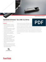 Data Sheet - SanDisk Extreme Go USB 3.2 Flash Drive