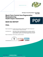 Marsh Farm Central Area Regeneration Masterplanning HIA