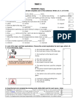 Test 1: Reading